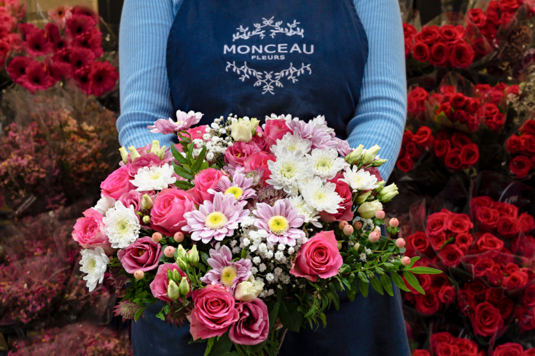 Photographe boutique fleuriste Monceau Fleurs à Paris